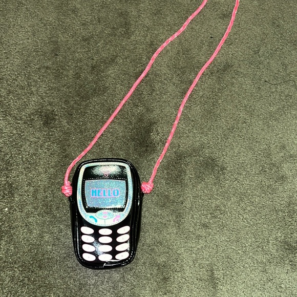 Retro cell phone strap coin purse - Picture 2 of 8